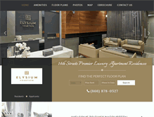 Tablet Screenshot of elysiumfourteen.com